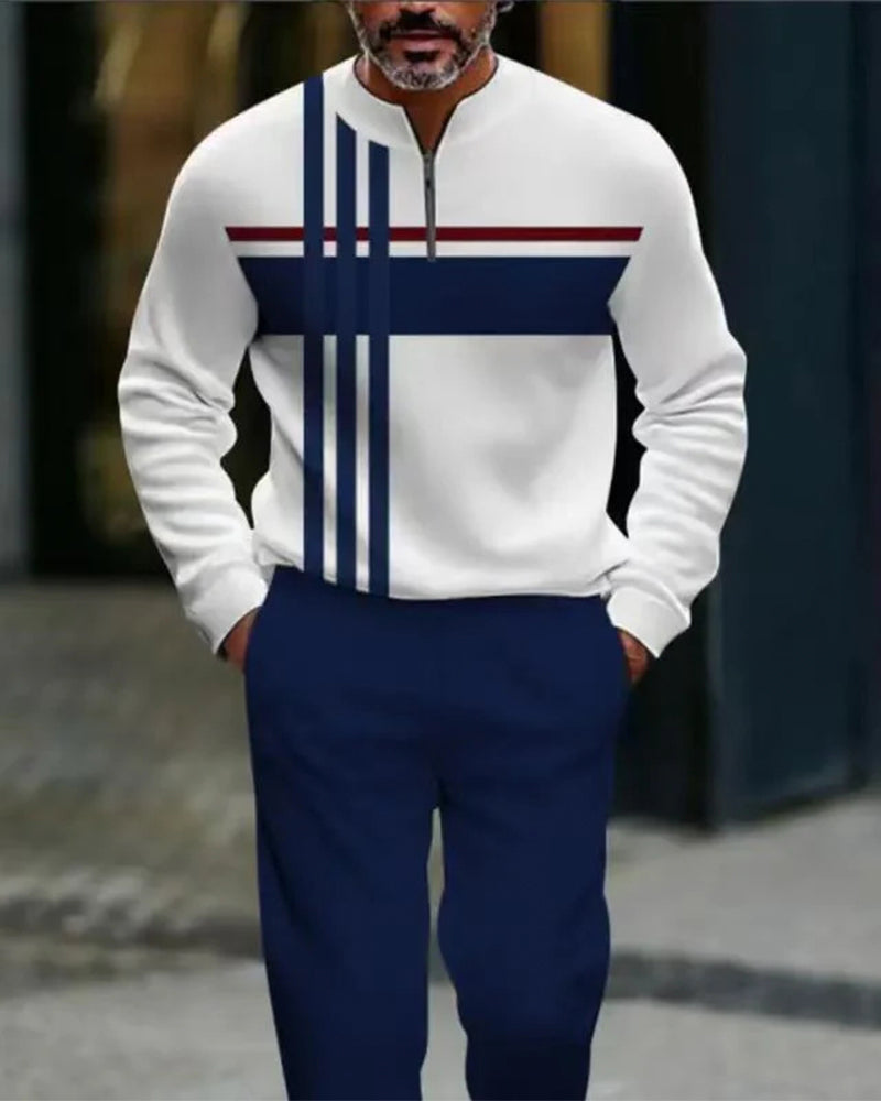 Half Zip Men's Lounge Set