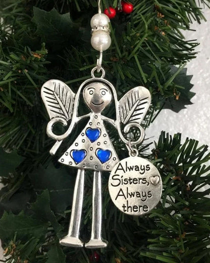 Crazy beautiful friends forever - angel ornament christmas gift ACCESSORIES Christmas