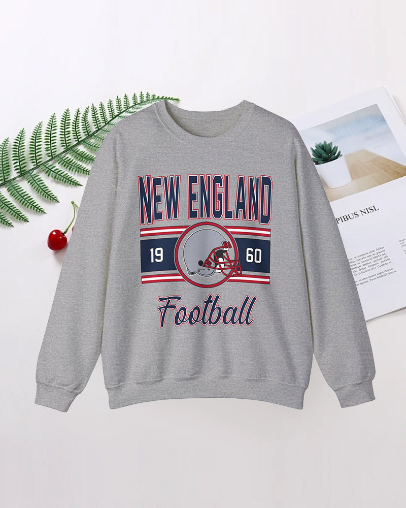 New England Vintage Sweatshirt 2024 f/w Grinch NFL sweatshirts