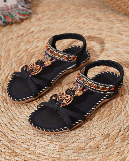Bohemian Open-Toe Sandals