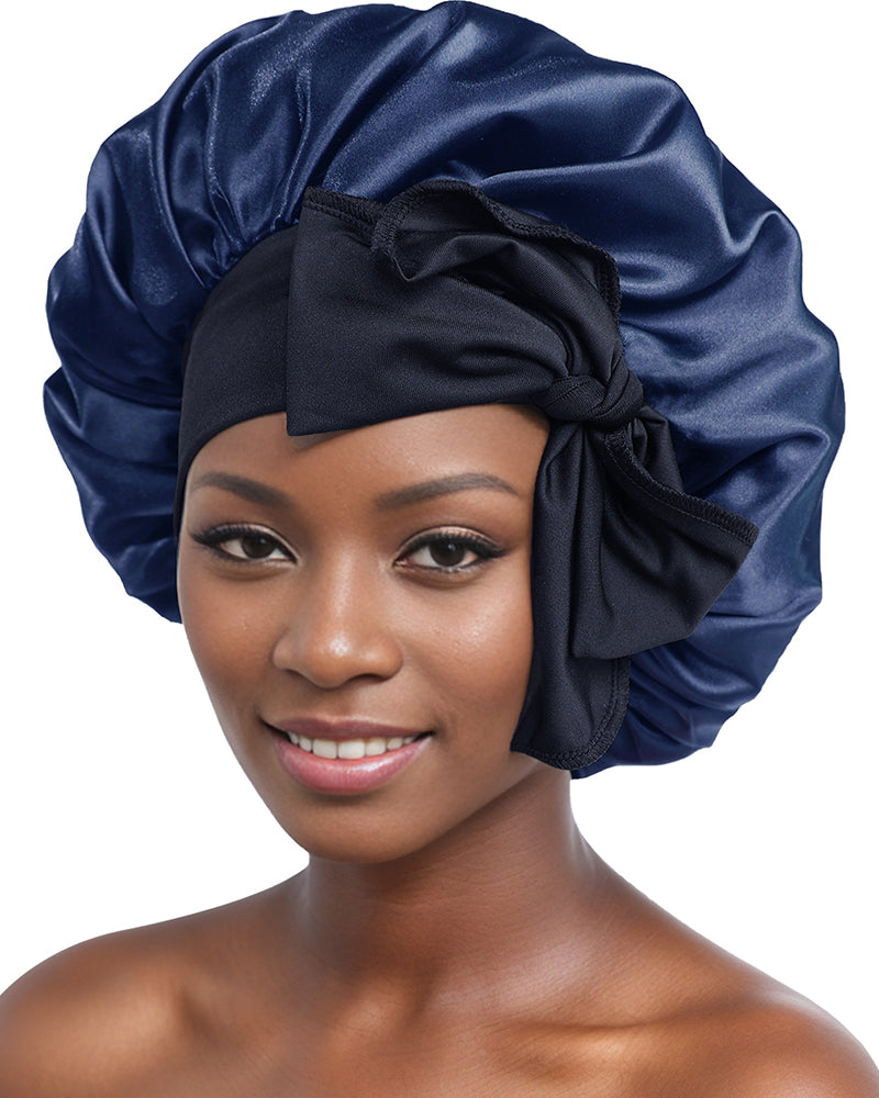 Silk night sleeping cap bonnet ACCESSORIES