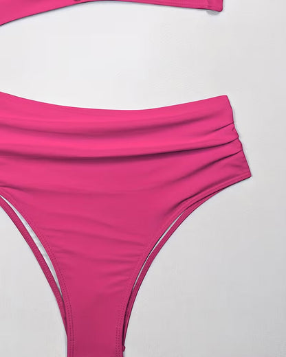 Ruffled Five-Pointed Star Two-Piece Swimsuit