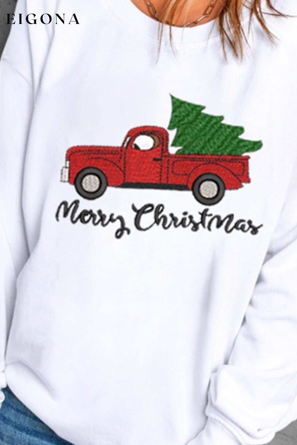 MERRY CHRISTMAS Graphic Sweatshirt Christmas sweater clothes Ship From Overseas SYNZ