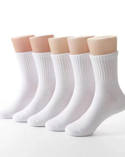 Simple solid color comfortable socks accessories