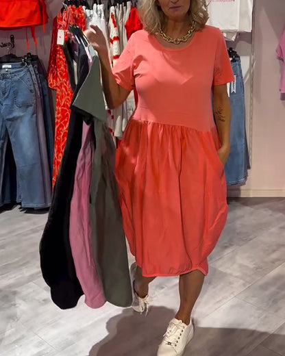 Lässiges Laternenkleid