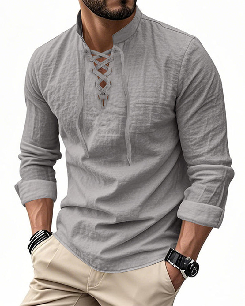 Men's Casual Shirt in Solid Color – Classic, Comfortable & Versatile to Combine 👔