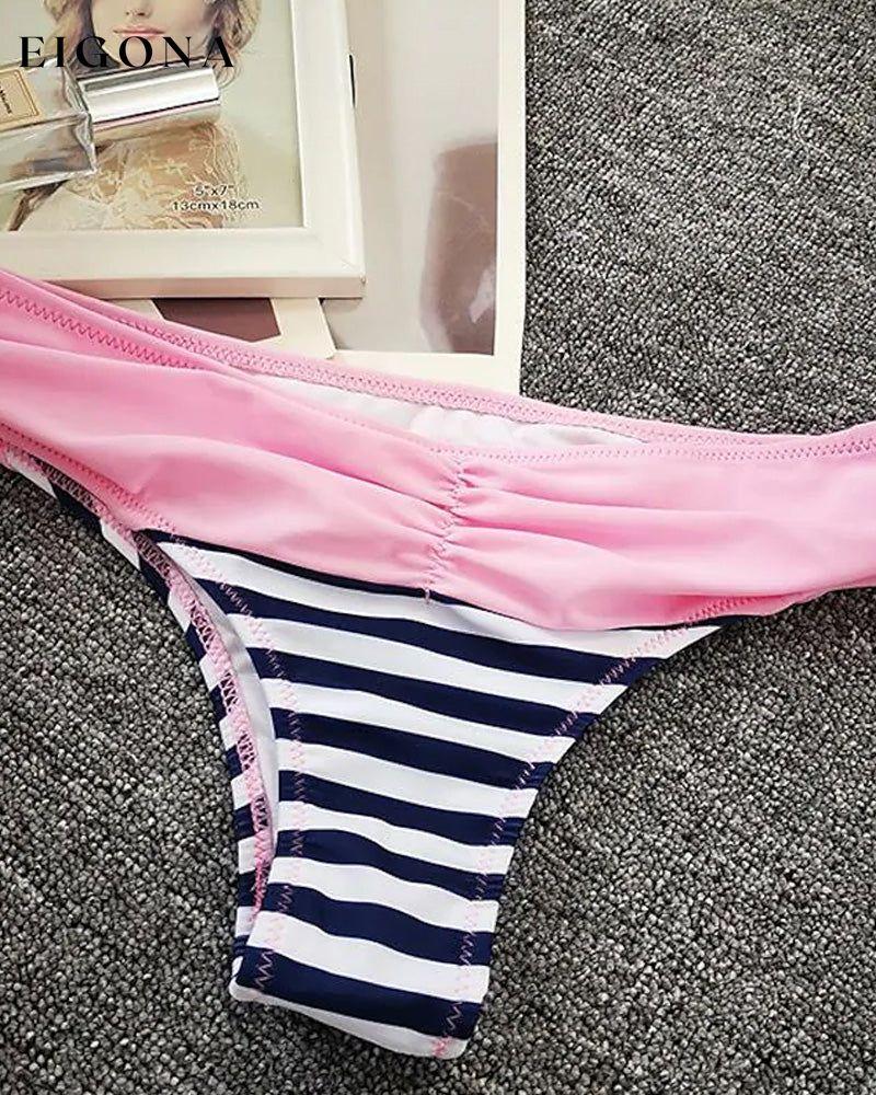 Striped print bikini 23BF Bikinis Clothes Summer Swimwear