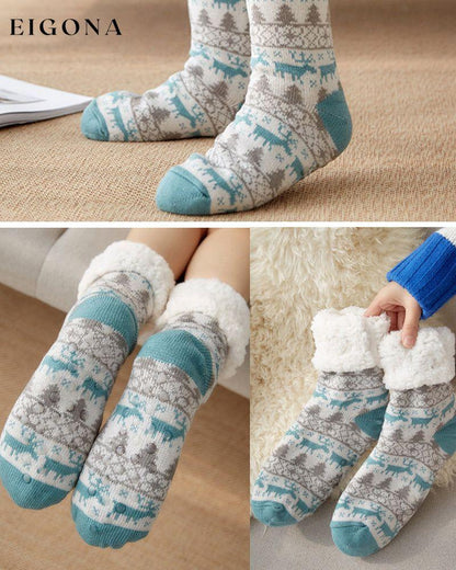 Christmas elk snow socks 23BF ACCESSORIES christmas Clothes