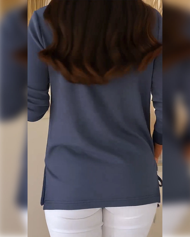 Fake Two-Piece Fashion Tops