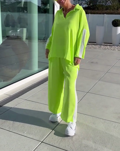 Modisches, lässiges Zweiteiler-Set