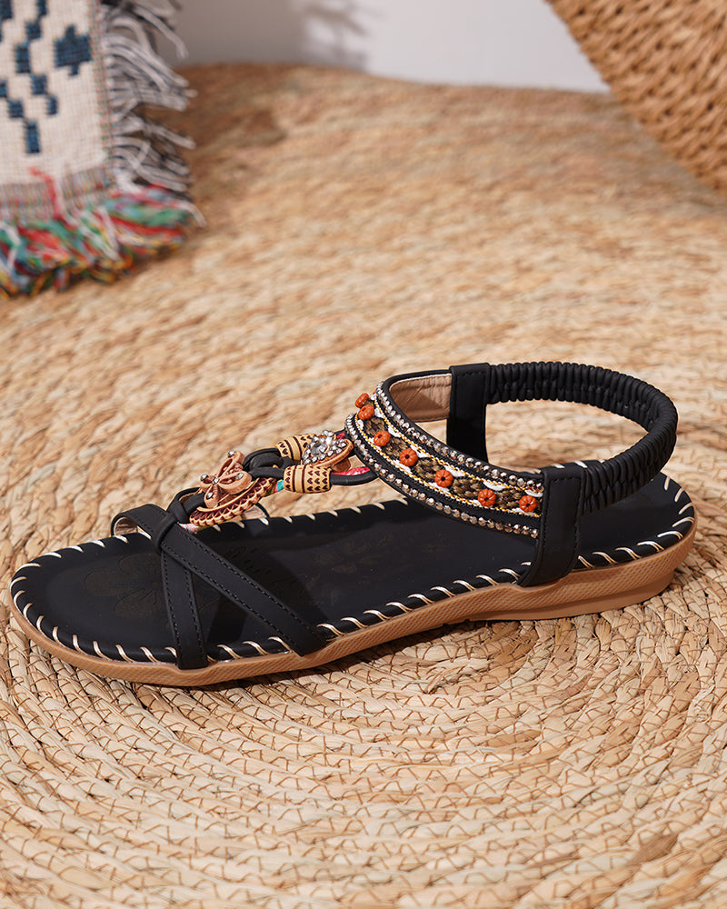 Bohemian Open-Toe Sandals