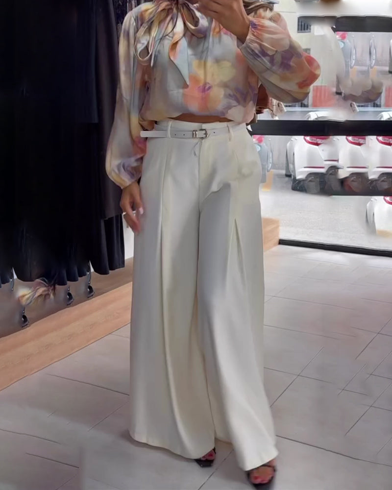 Loose Commuting Wide Leg Pants