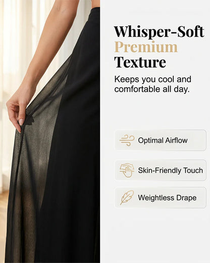 Thin Airy Relaxed Wide Leg Pant