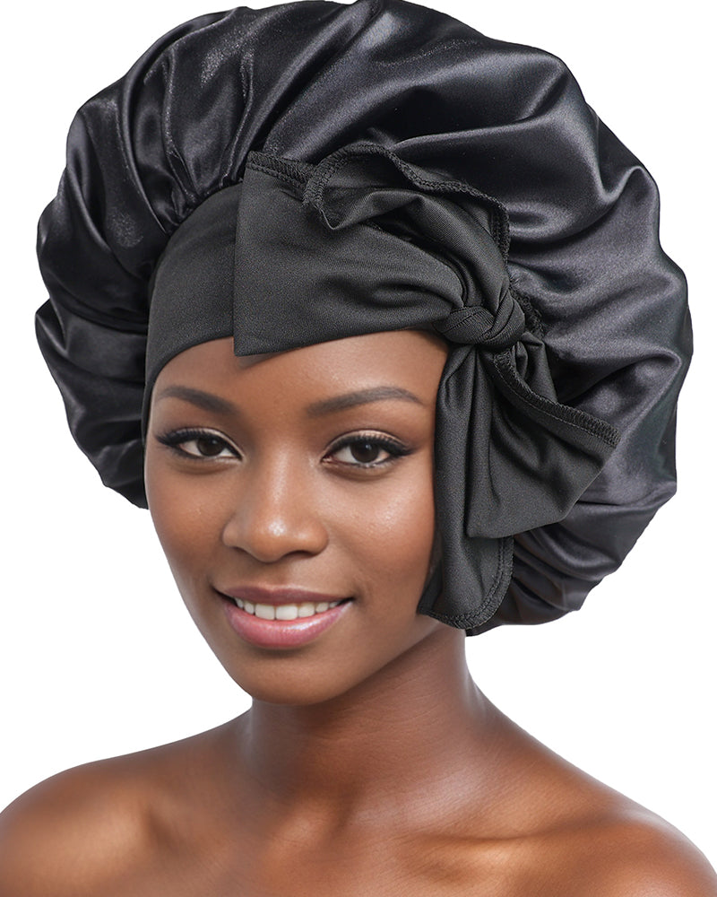 Silk night sleeping cap bonnet ACCESSORIES