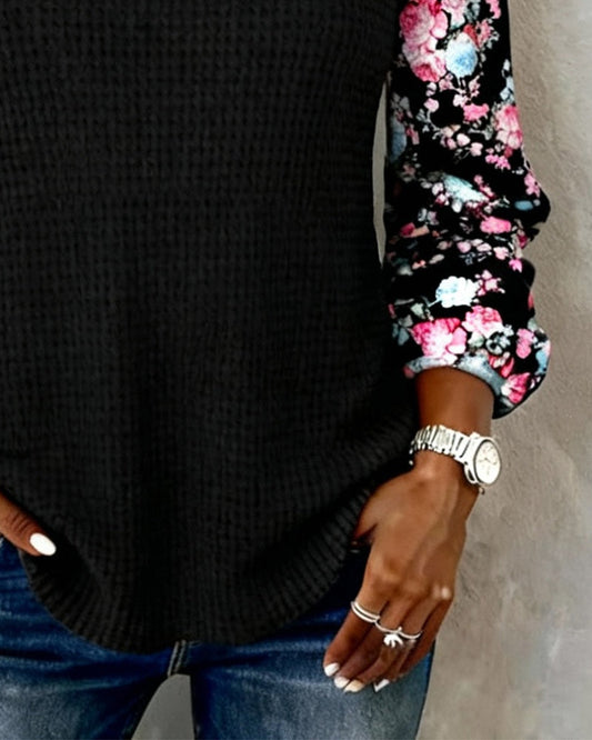 Floral long sleeve Tops