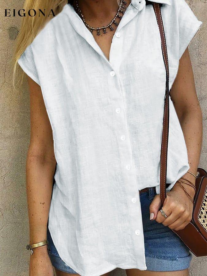 women's cotton linen casual shirt cotton linens