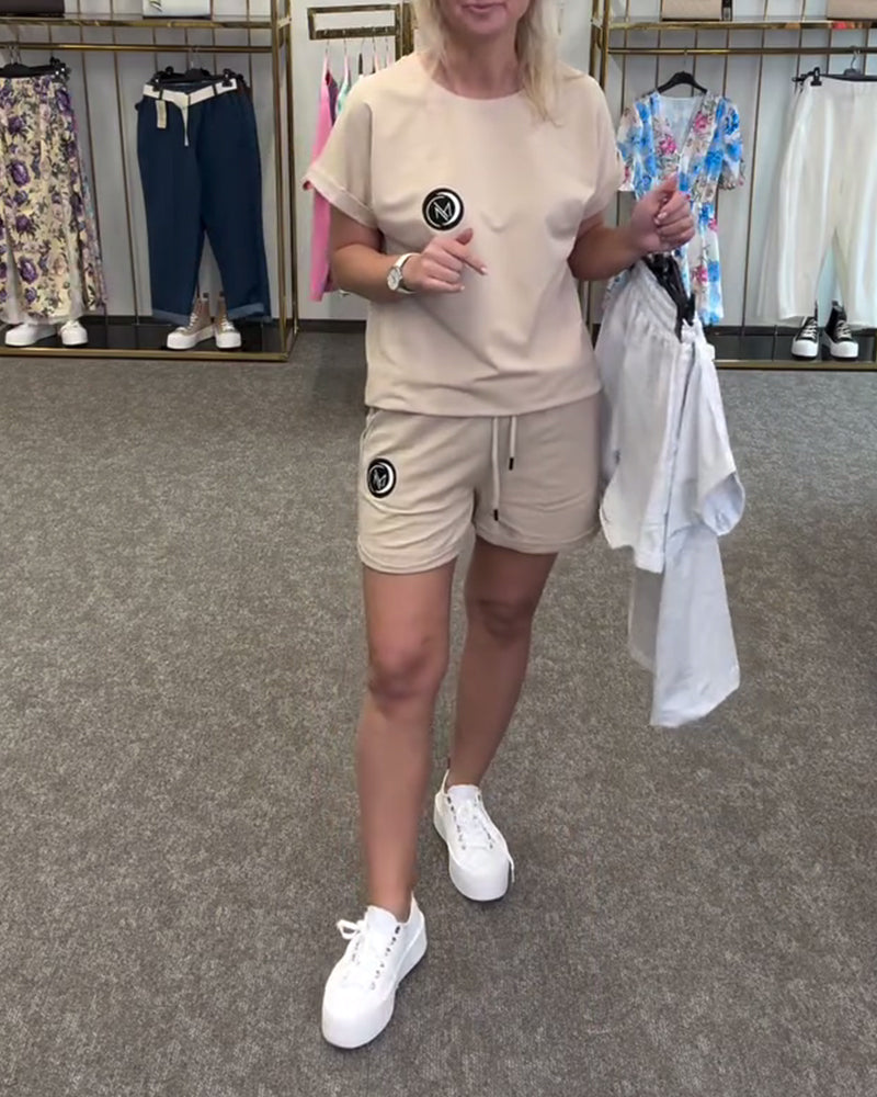 Sportliches Freizeit-Shorts-Set