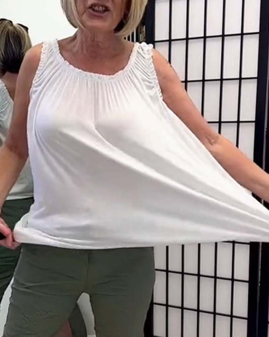 Lässiges ärmelloses Tanktop