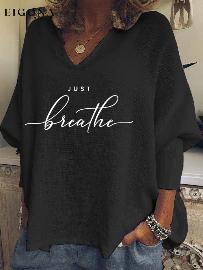 Women's Just Breathe Tee Shirt