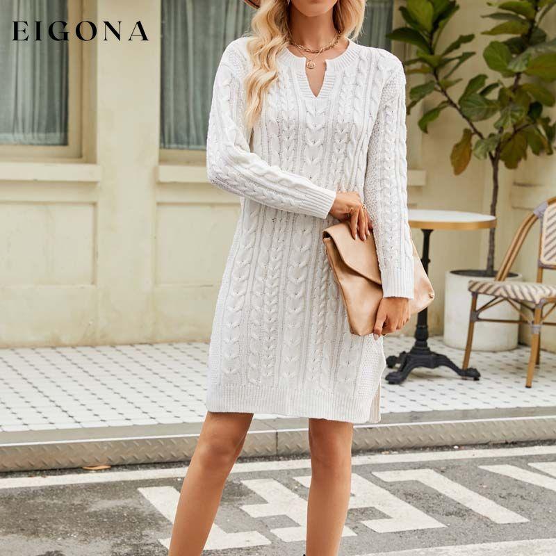 Casual Cable Knit Dress best Best Sellings casual dresses clothes Sale short dresses Topseller
