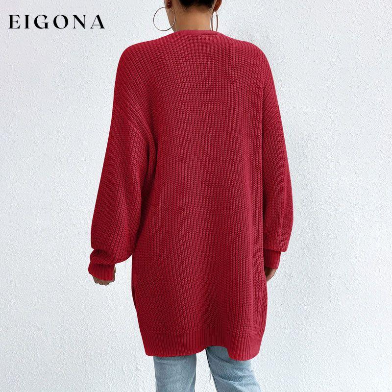 Casual Solid Colour Knitted Cardigan best Best Sellings cardigan cardigans clothes Sale tops Topseller