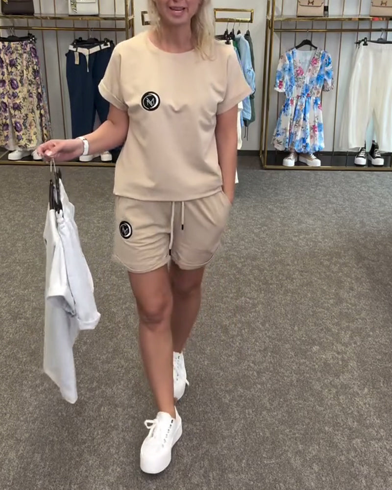 Sportliches Freizeit-Shorts-Set