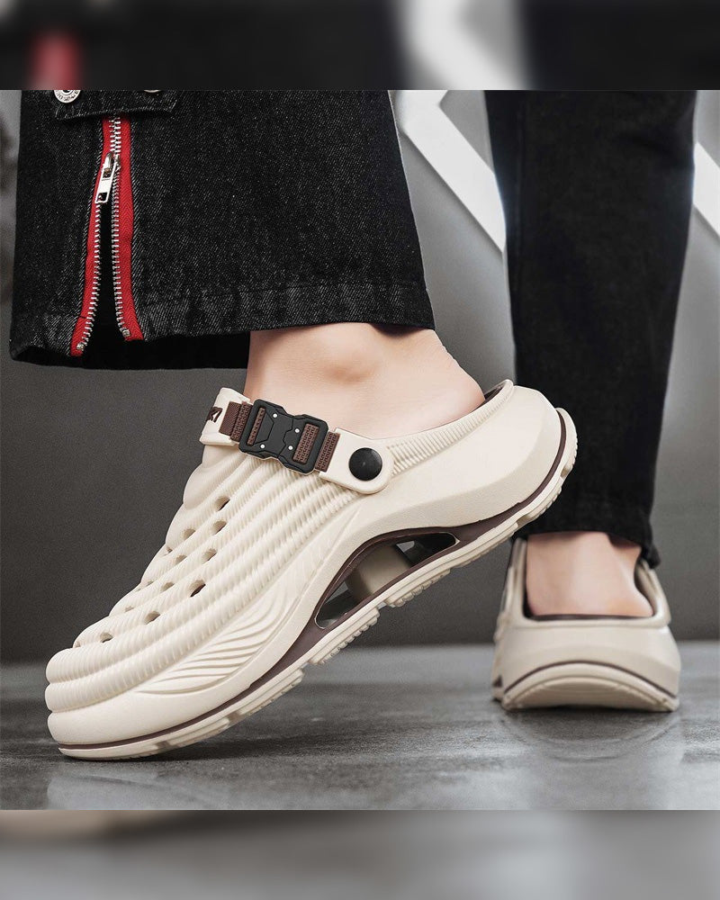 Outdoor Thick Sole Non-Slip Odor Resistant Durable Quick Drying Soft Beach Sandals