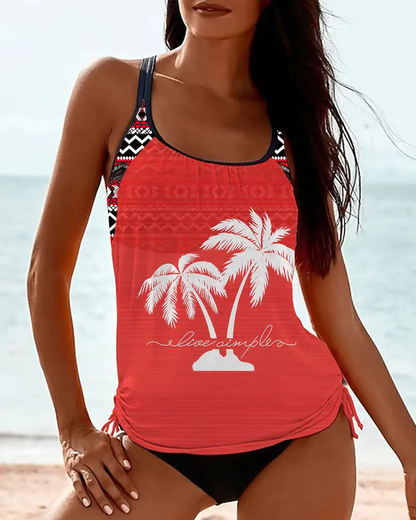 Zweiteiliger Slingback-Badeanzug