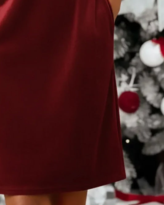 Round Neck Loose Fashion Dress