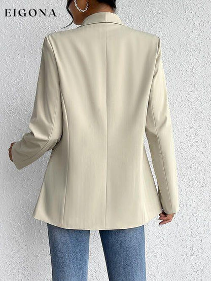 Open Front Long Sleeve Blazer blazer blazers clothes DY Ship From Overseas