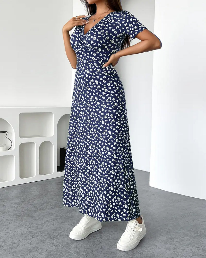 Abito stampato elegante e sexy