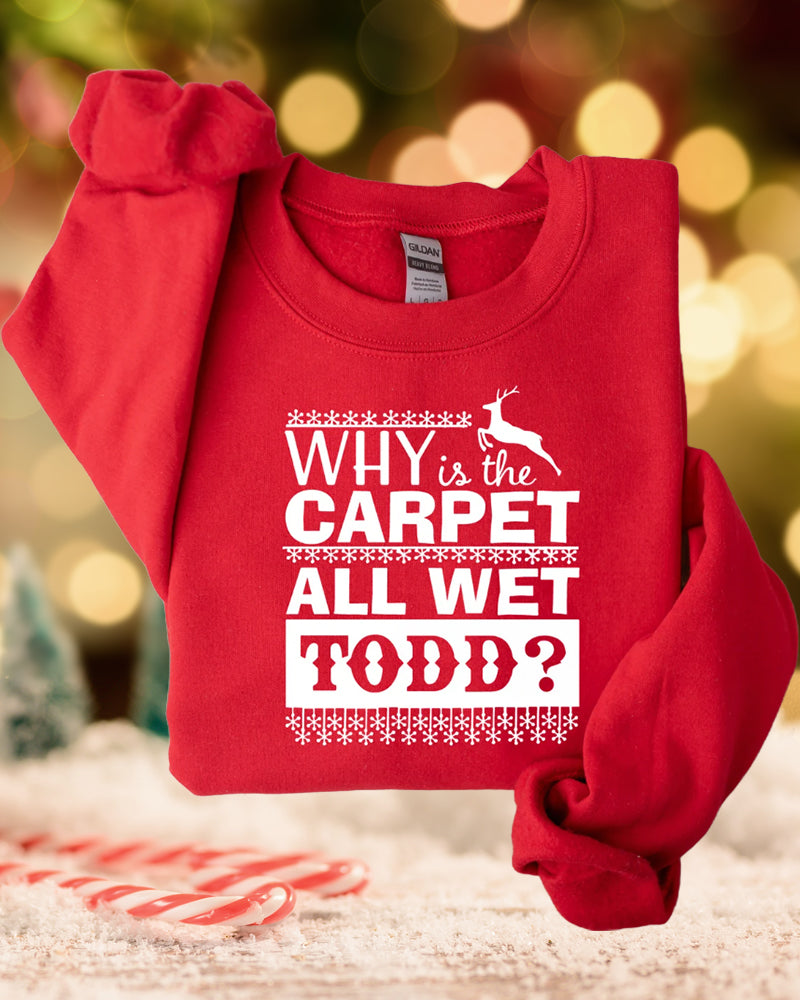 Unisex Sweatshirts, Christmas Clothes for Women, I Don't Know Margot and Why the Carpet Is So Wet Todd 2024 f/w christmas hoodies & sweatshirts