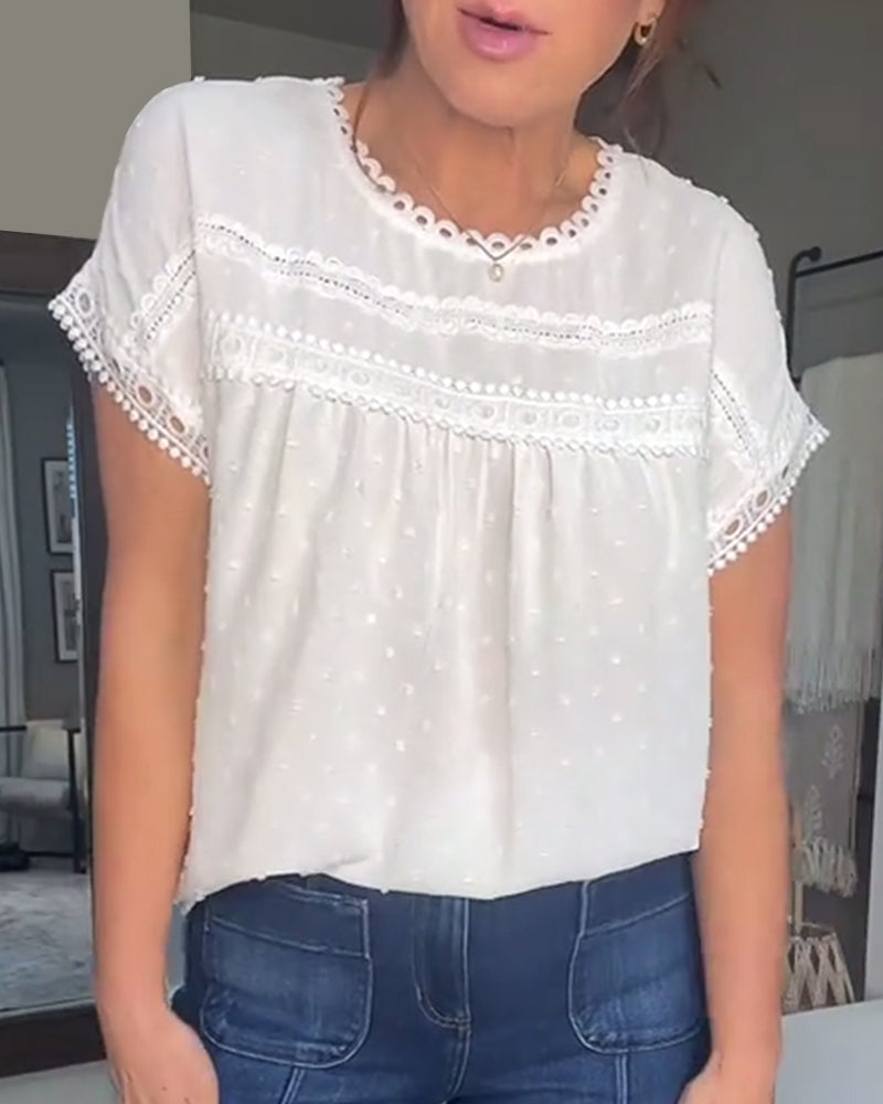 Camicetta francese a maniche corte