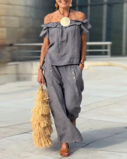 Elegantes Off-the-Shoulder-Set