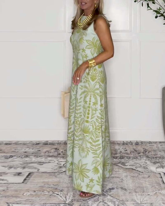 Bedrucktes lässiges Modekleid