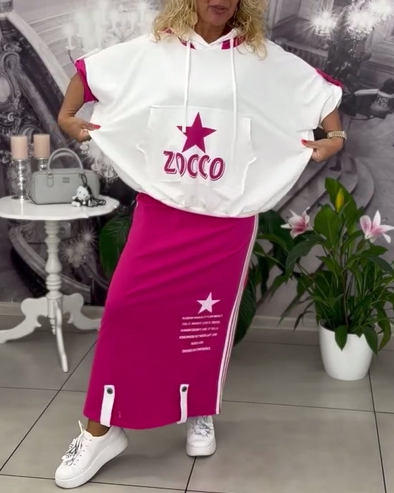 Rockset mit Kapuze und Kordelzug