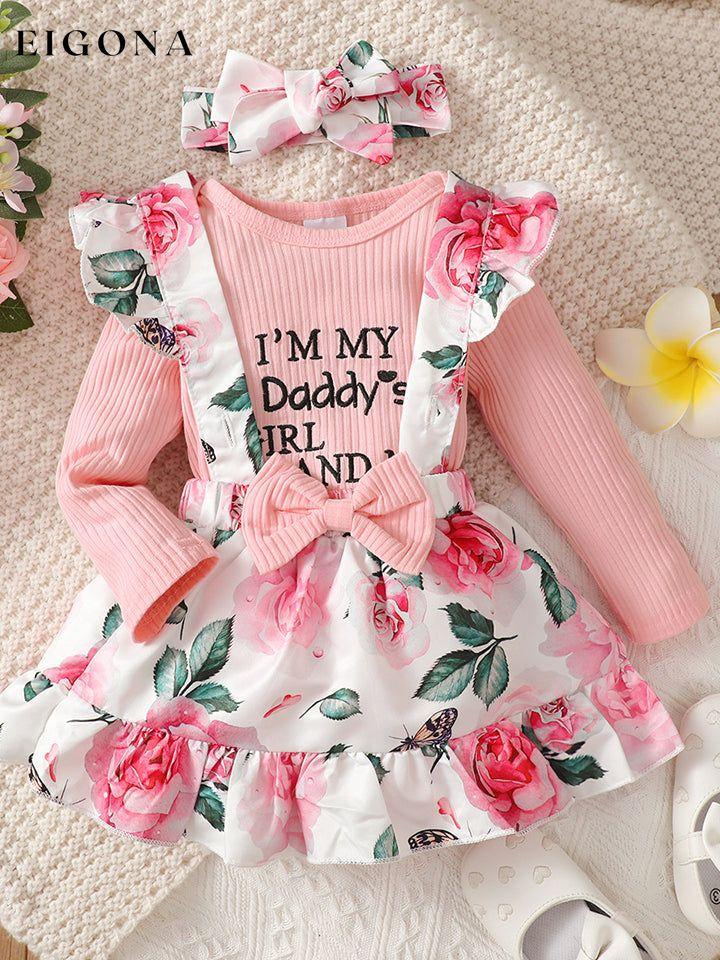 Round Neck Long Sleeve Top and Printed Dress Set B*L clothes Ship From Overseas Shipping Delay 09/29/2023 - 10/03/2023 trend