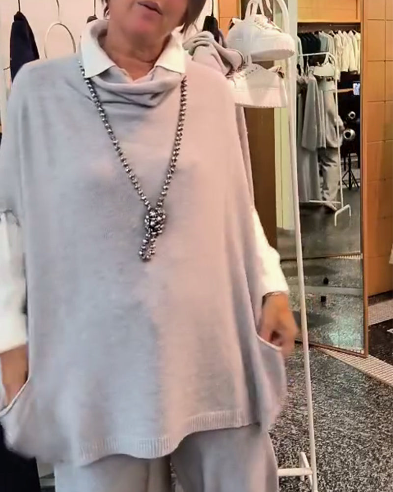 Cake Collar Layered Jumper