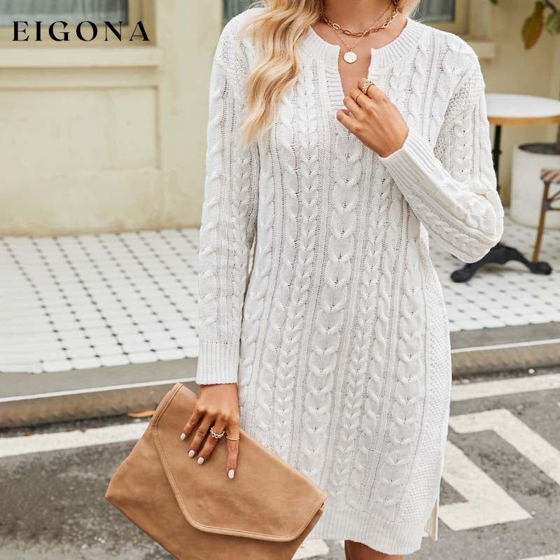 Casual Cable Knit Dress best Best Sellings casual dresses clothes Sale short dresses Topseller