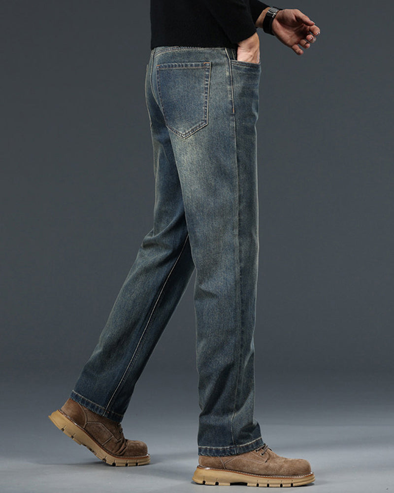 Men's Mid-High Waist Vintage Pants