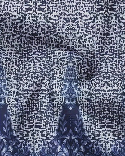 Abito a tubino stampato con spalle scoperte