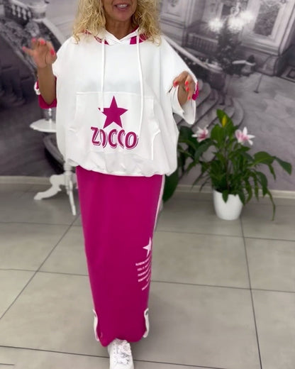 Rockset mit Kapuze und Kordelzug