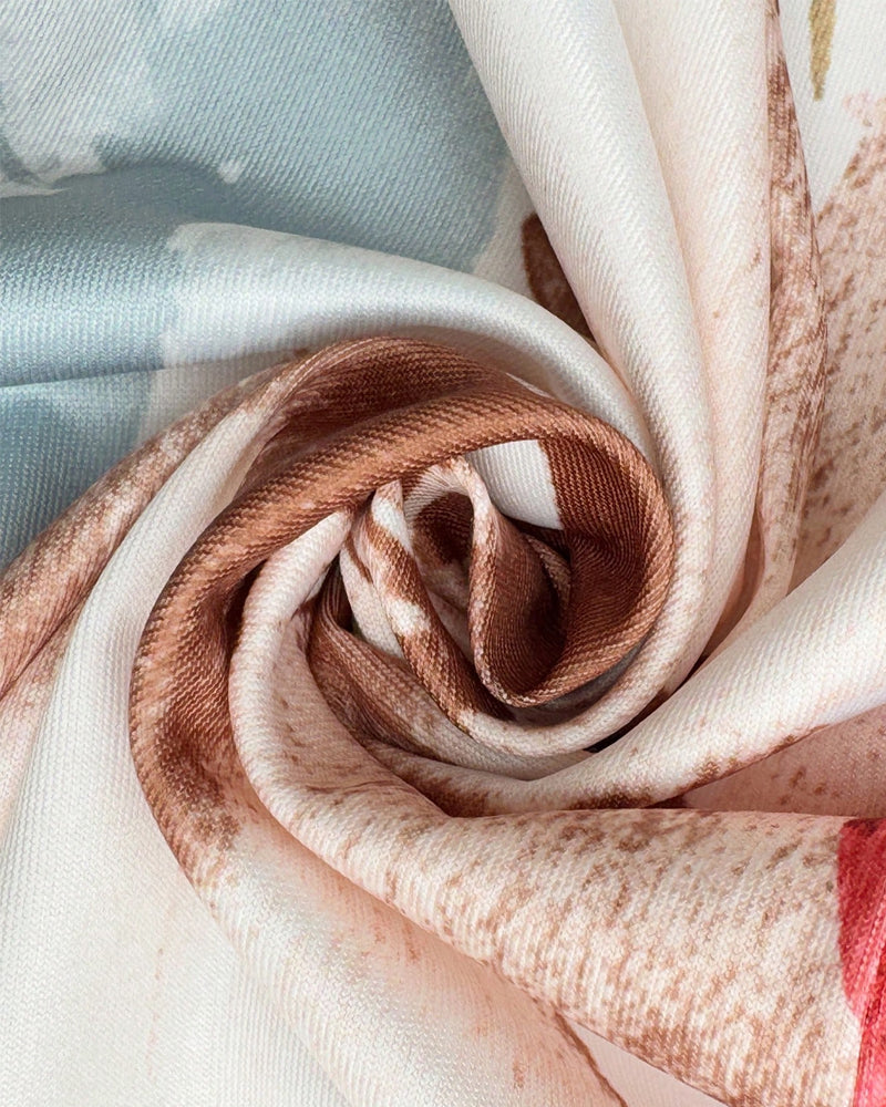 Vielseitiges, lässiges, gerades Kleid mit Positionierungsdruck