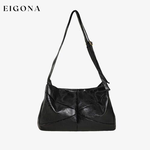 PU Leather Large Tote Bag Black One Size bag bags Bags & Wallets clothes handbags misc purse purses Ship From Overseas Y.P