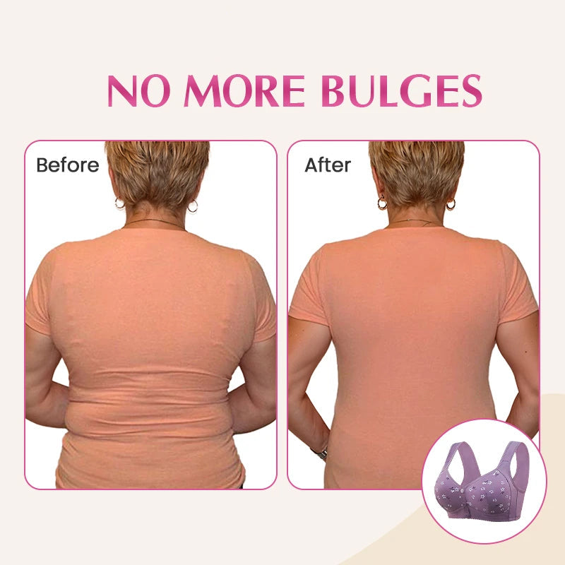 Comfortable & Convenient Front Button Bra