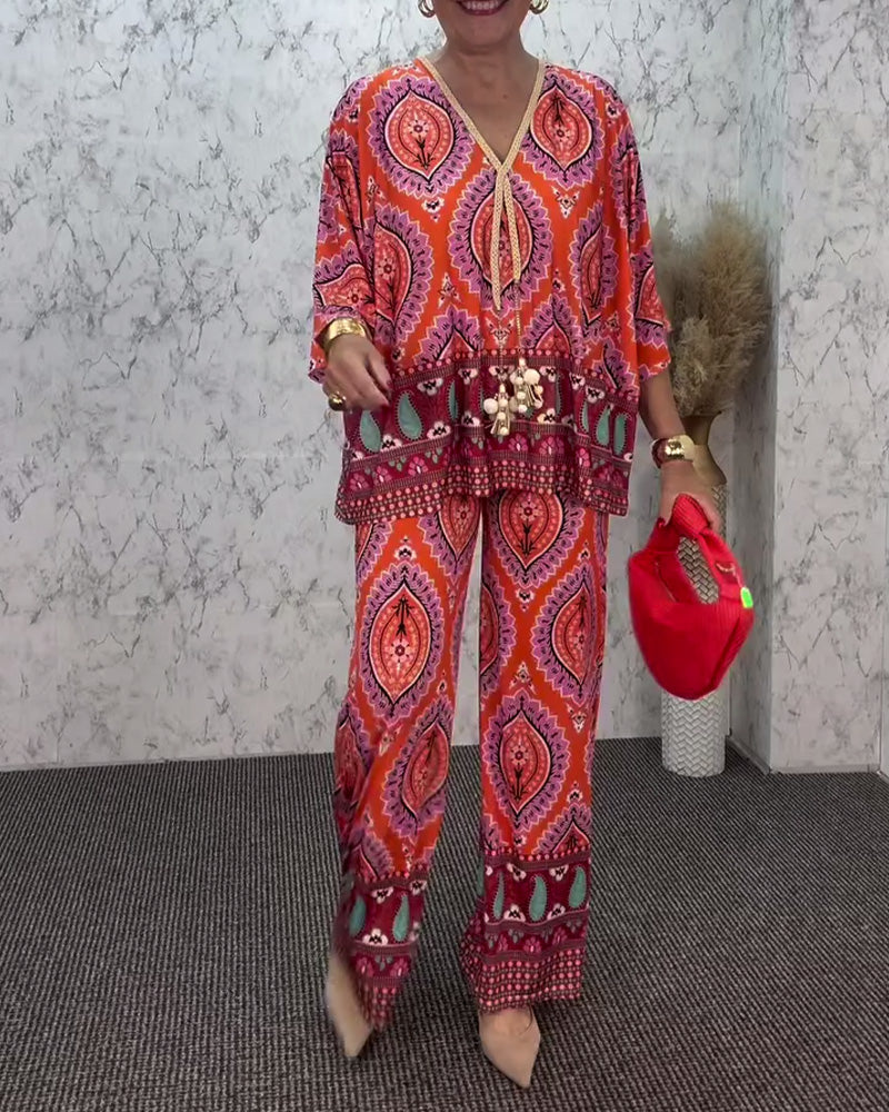 Set Bohemian Resort Chic