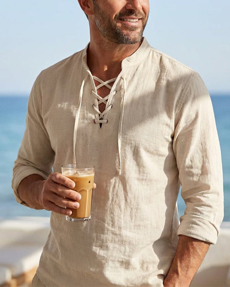 Men's Casual Shirt in Solid Color – Classic, Comfortable & Versatile to Combine 👔