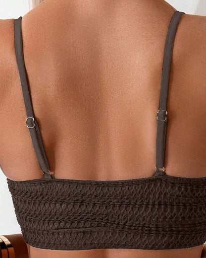 Sexy Two-Piece Suspender Bikini