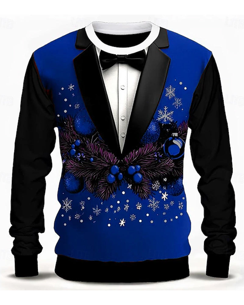 Men's Christmas Christmas Costume 3D Sweatshirt 2024 f/w christmas sweatshirts