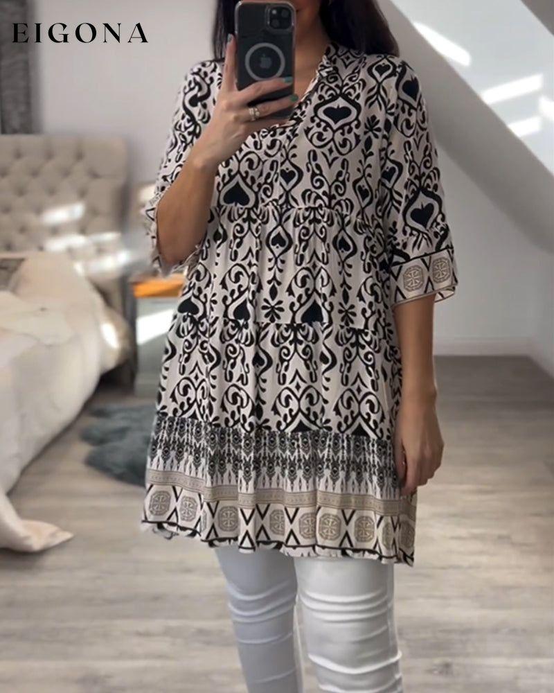 Elegant Loose Half Sleeve Dress casual dresses spring summer